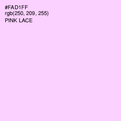 #FAD1FF - Pink Lace Color Image